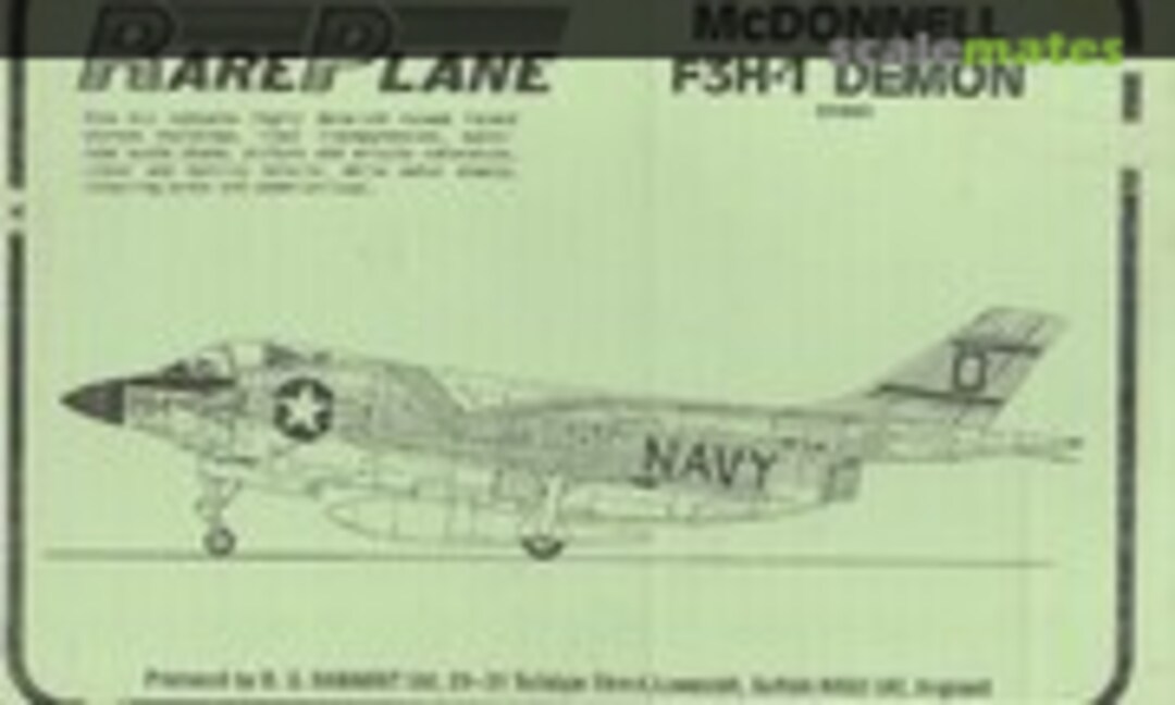 1:72 McDonnell F3H-1 Demon (RarePlane RP4001)