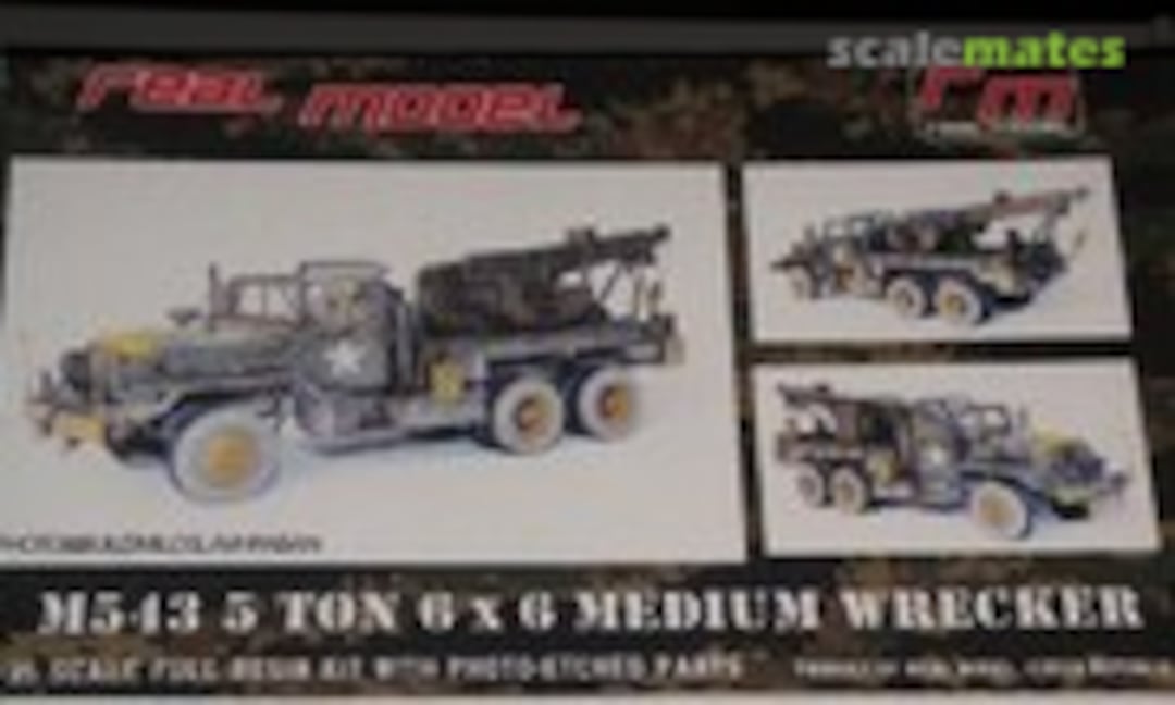 1:35 M543 5-ton 6x6 Medium Wrecker Truck (Real Model RM35084)
