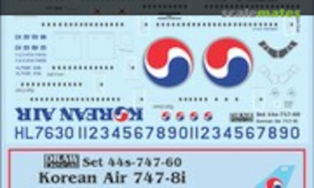 1:144 Korean Air 747-8i (Draw Decal 44-747-60) 44-747-60
