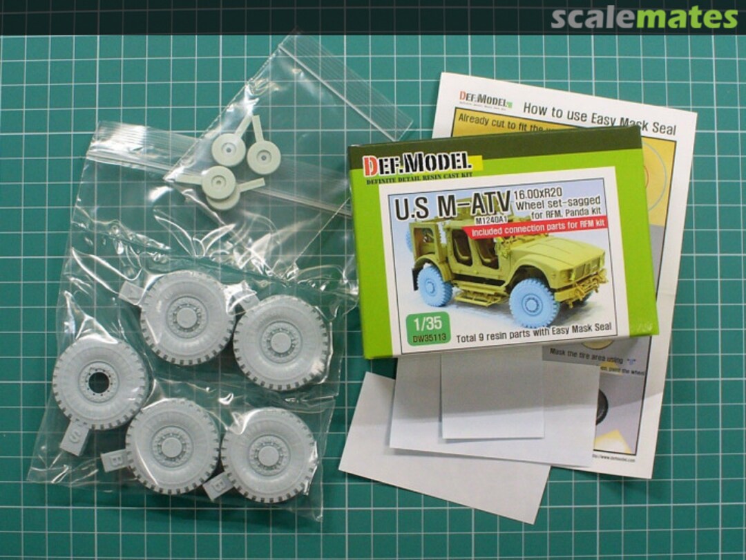 Contents US M1240A1 M-ATV Sagged Wheel set DW35113 Def.Model Contents US M1240A1 M-ATV Sagged Wheel set DW35113 Def.Model