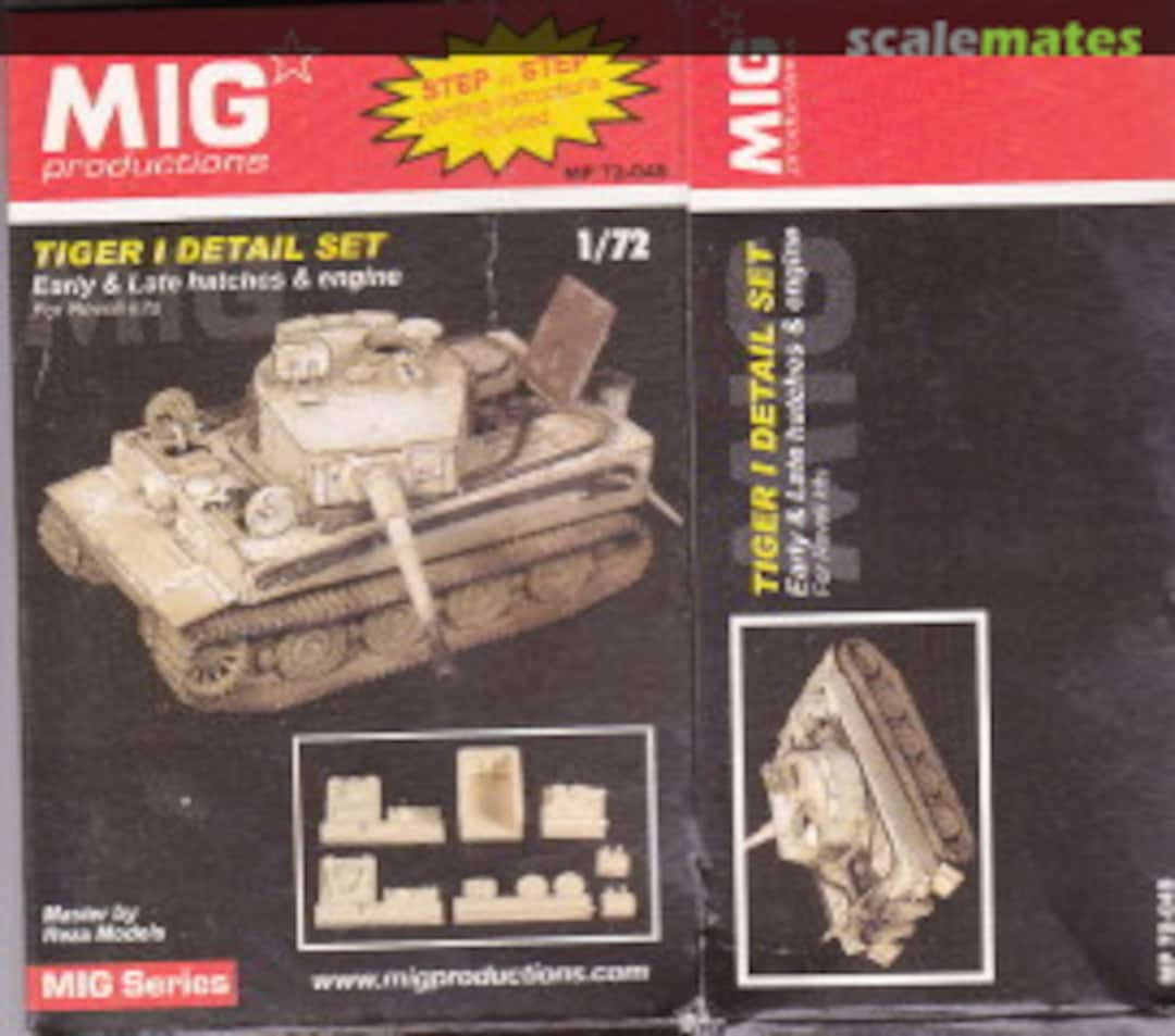 Boxart Tiger I Detail Set MP 72-045 MIG Productions Boxart Tiger I Detail Set MP 72-045 MIG Productions