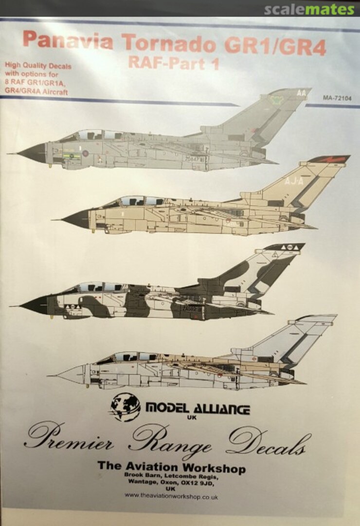 Boxart Panavia Tornado GR1/GR4 RAF Part 1 MA-72104 Model Alliance Boxart Panavia Tornado GR1/GR4 RAF Part 1 MA-72104 Model Alliance