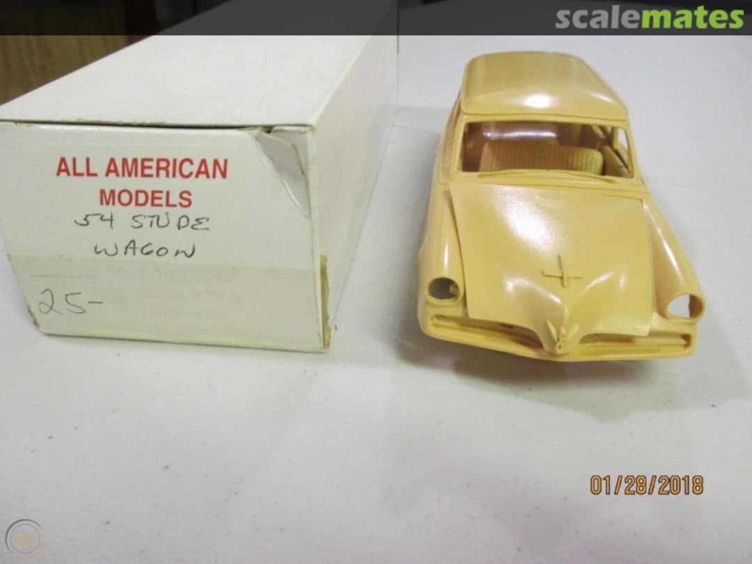 Boxart 1954 Studebaker Conestoga Wagon All American Models Boxart 1954 Studebaker Conestoga Wagon All American Models