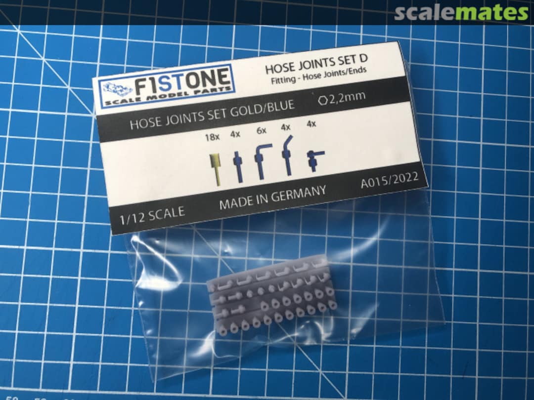 Boxart Hose Joint Set D A015/2022 F1Stone (Scale Model Parts) Boxart Hose Joint Set D A015/2022 F1Stone (Scale Model Parts)
