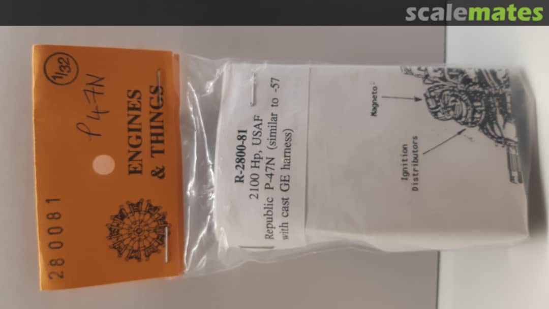 Boxart Pratt & Whitney R-2800-81 for P-47N R-2800-81 Engines & Things