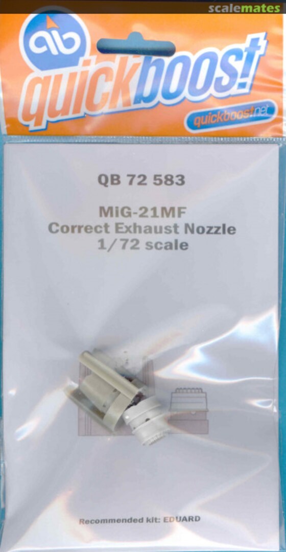 Boxart MiG-21MF Fishbed - Correct Exhaust Nozzle QB 72 583 Quickboost Boxart MiG-21MF Fishbed - Correct Exhaust Nozzle QB 72 583 Quickboost