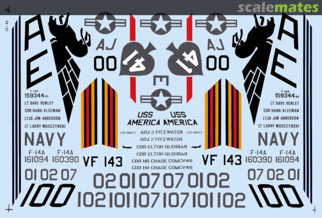 Boxart F-14A VF-41 Sukhoi Killers 32-0045 SuperScale International Boxart F-14A VF-41 Sukhoi Killers 32-0045 SuperScale International