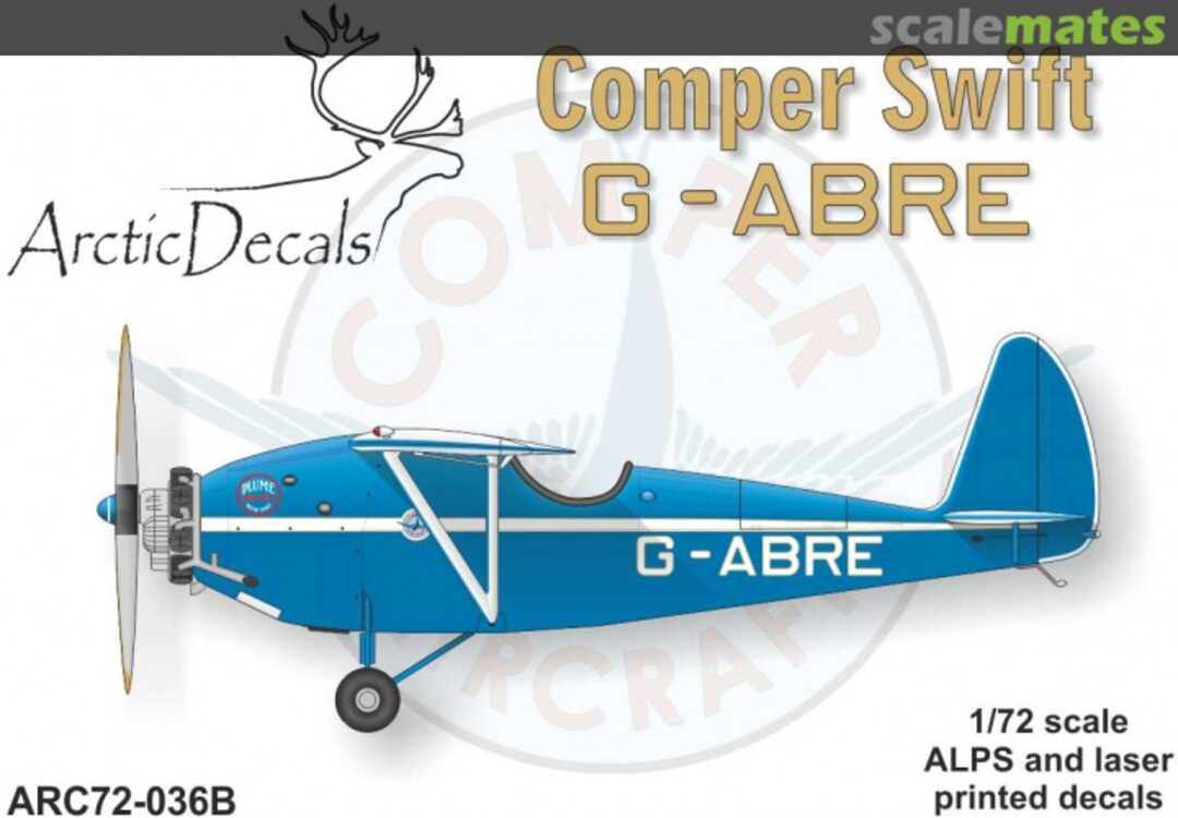 Boxart Comper Swift G-ABRE ARC72-036B Arctic Decals Boxart Comper Swift G-ABRE ARC72-036B Arctic Decals