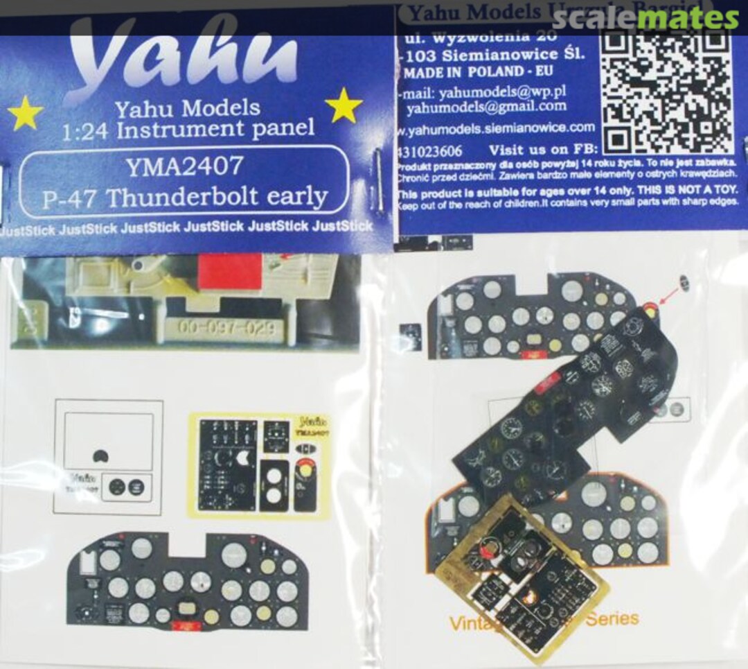 Boxart P-47 early YMA2407 Yahu Models