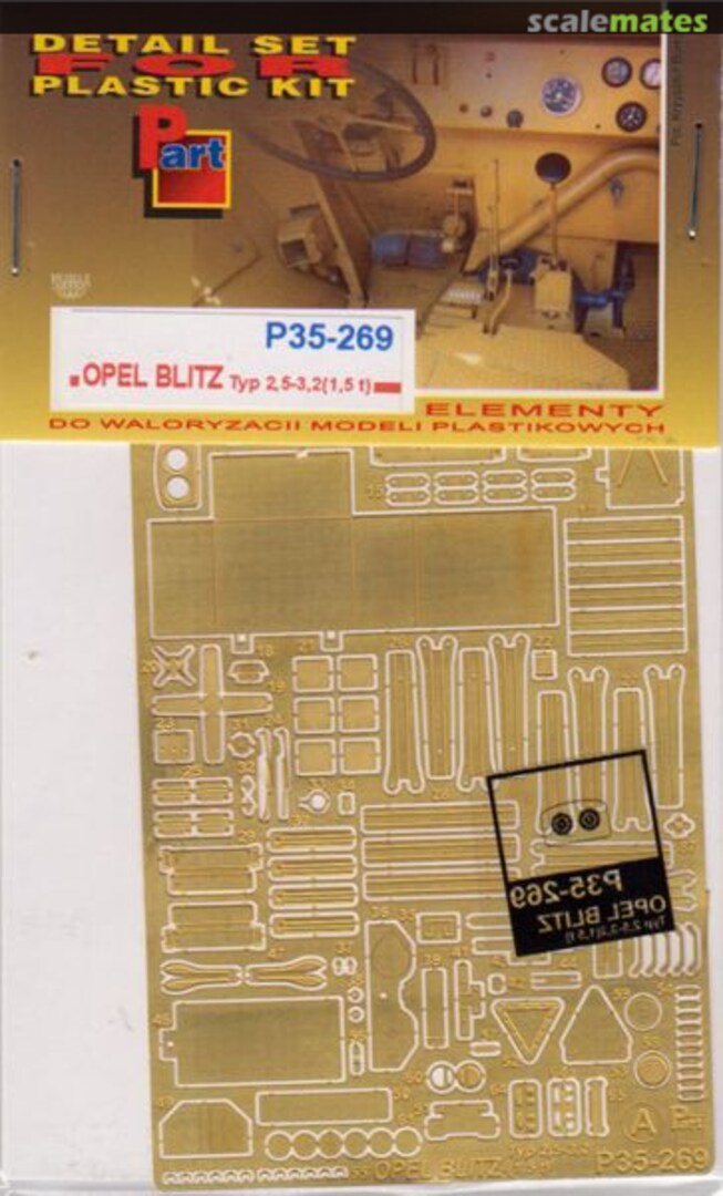 Boxart Opel Blitz Typ 2,5 - 3,2(1,5 t) (ICM) P35-269 Part Boxart Opel Blitz Typ 2,5 - 3,2(1,5 t) (ICM) P35-269 Part