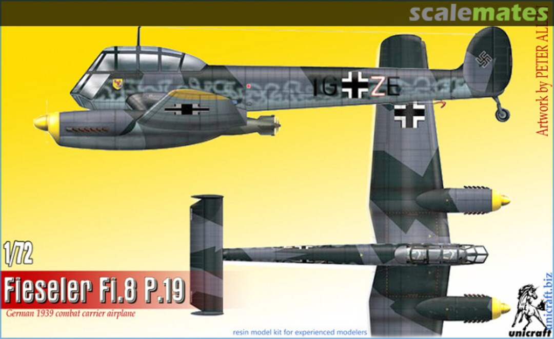 Boxart Fieseler Fi.8 P.19 Unicraft Models Boxart Fieseler Fi.8 P.19 Unicraft Models