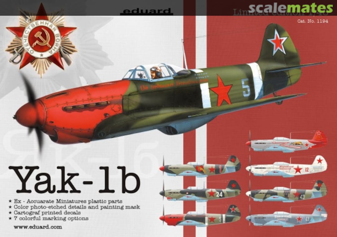 Boxart Yak-1b 1194 Eduard Boxart Yak-1b 1194 Eduard