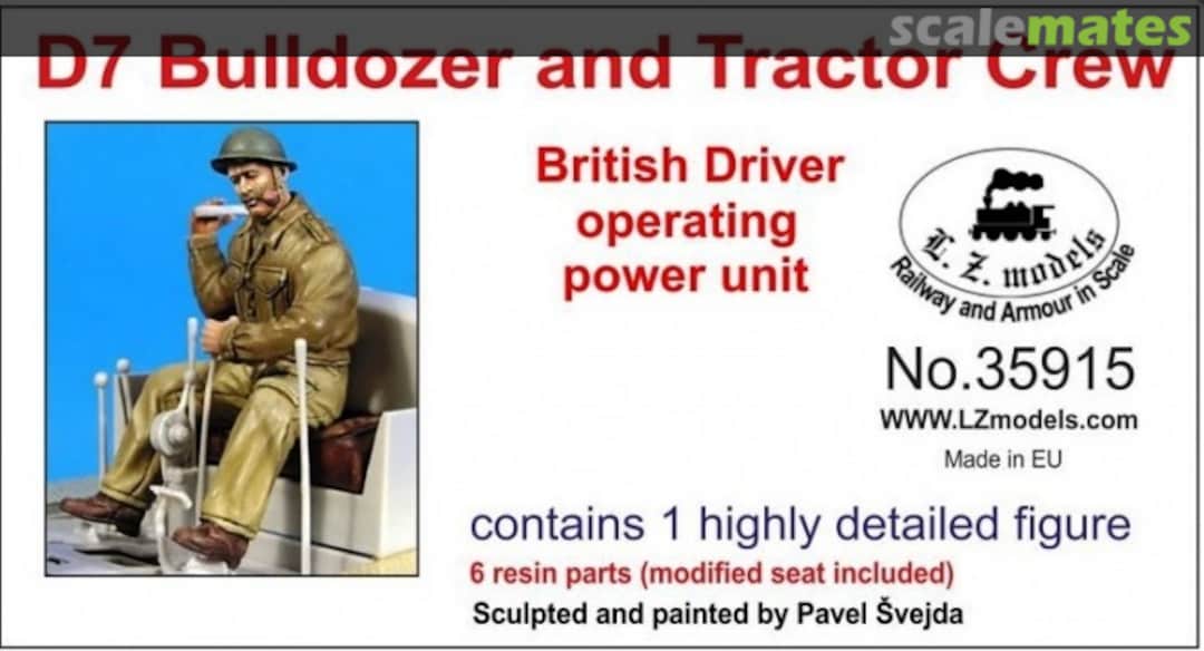 Boxart D7 Bulldozer and Tractor crew 35915 L.Z. Models Boxart D7 Bulldozer and Tractor crew 35915 L.Z. Models