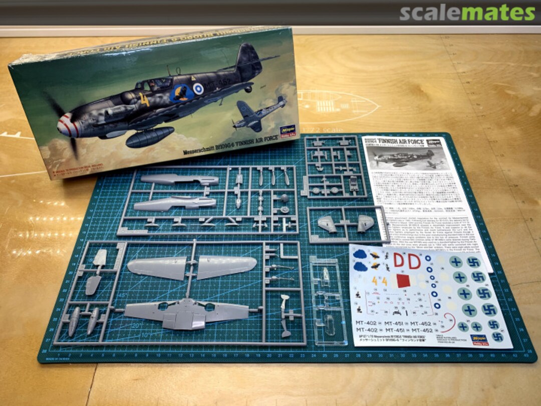 Contents Messerschmitt Bf109G-6 'Finnish Air Force' 00916 Hasegawa