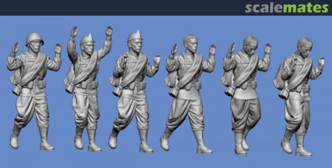 Boxart USSR - Red Army Soldiers Surrender No.1 GF72 WW2-724 Germania Figuren Boxart USSR - Red Army Soldiers Surrender No.1 GF72 WW2-724 Germania Figuren