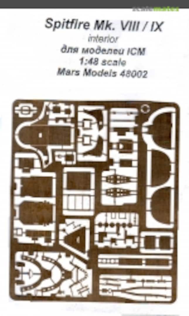Boxart Spitfire Mk VIII/IX Interior 48002 Mars Models