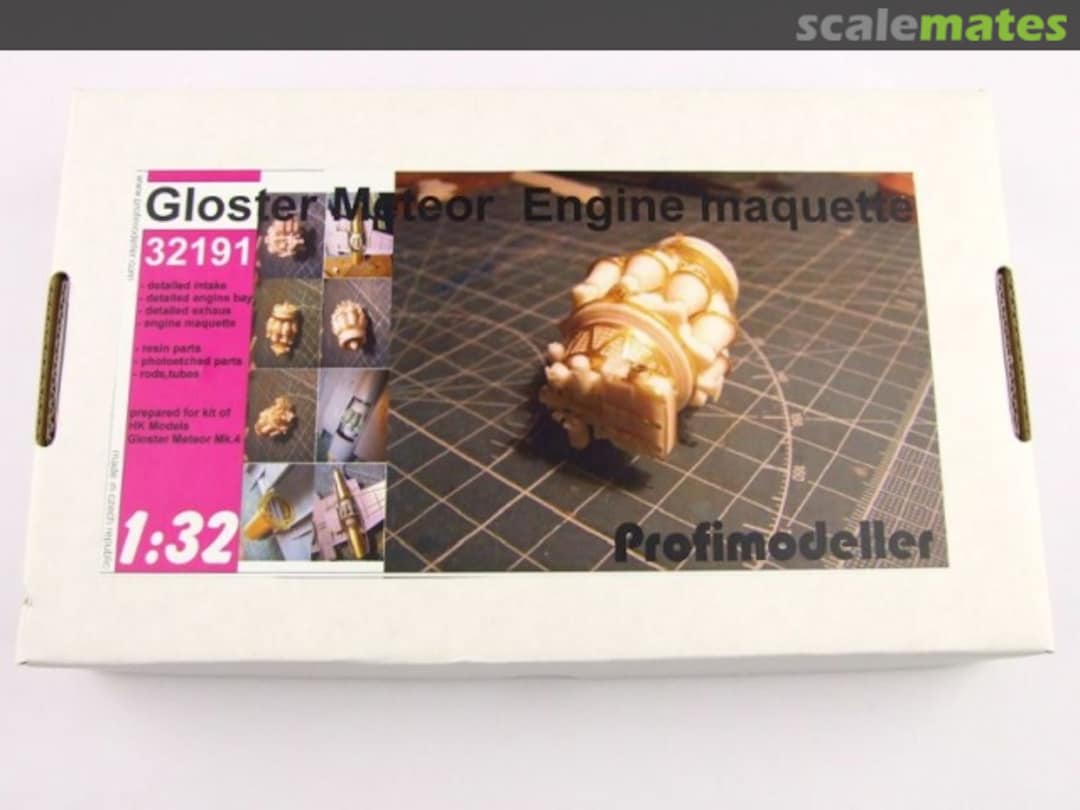 Boxart Gloster Meteor Engine Maquette 32191 Profimodeller Boxart Gloster Meteor Engine Maquette 32191 Profimodeller