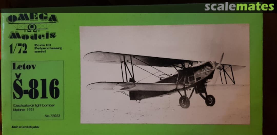 Boxart Letov S-816 72023 Omega Models Boxart Letov S-816 72023 Omega Models