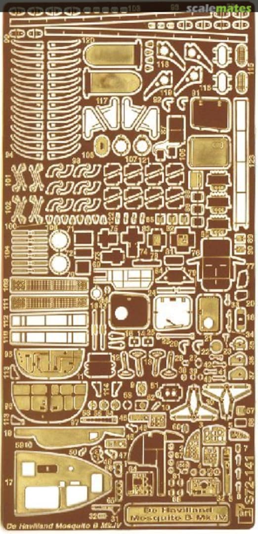 Boxart De Havilland Mosquito B Mk.IV Detail set S72-141 Part Boxart De Havilland Mosquito B Mk.IV Detail set S72-141 Part