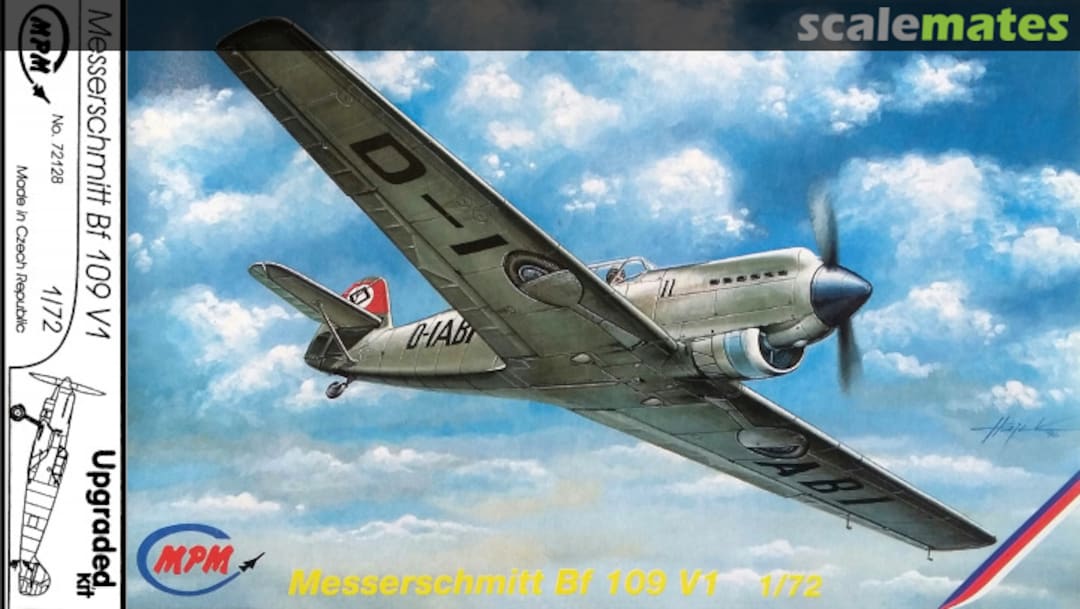 Boxart Messerschmitt Bf 109 V1 72128 MPM Production Boxart Messerschmitt Bf 109 V1 72128 MPM Production