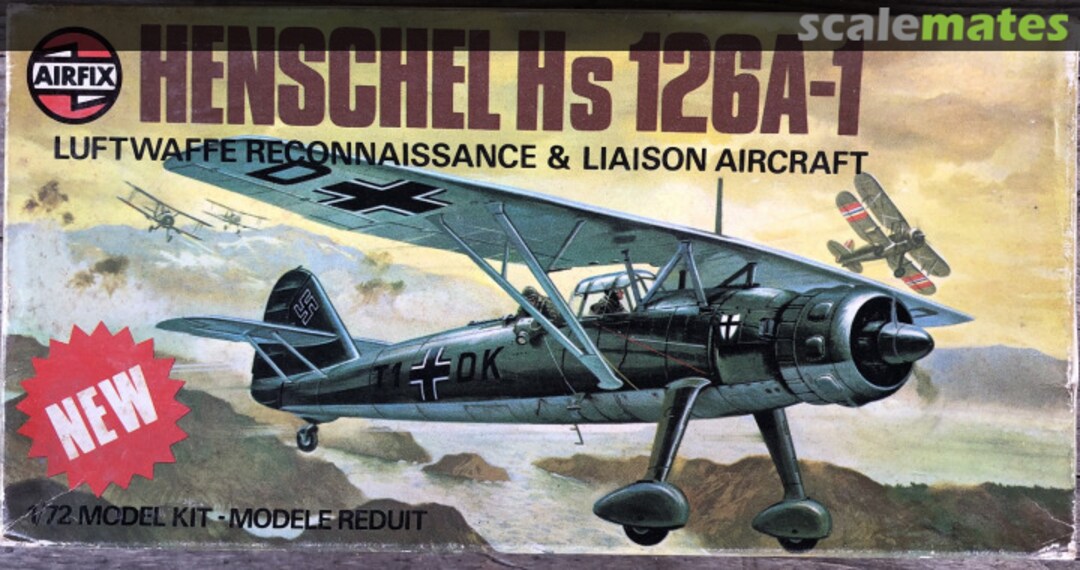 Boxart Henschel Hs 126A-1 03028-7 Airfix Boxart Henschel Hs 126A-1 03028-7 Airfix