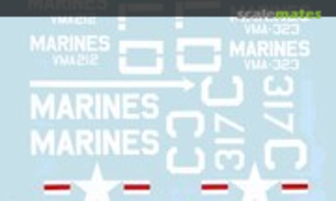 1:48 AU-1 &amp; F4U-4 Corsair (Microscale 48-121)