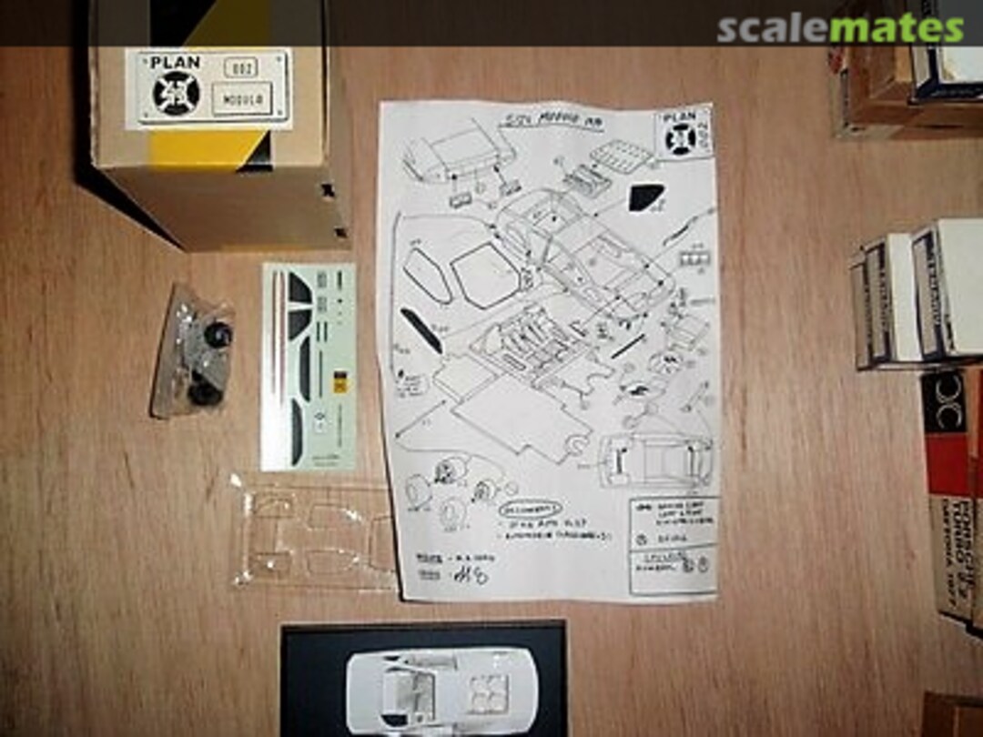 Boxart Ferrari 512S Modulo #0864 X002 Plan X43 Boxart Ferrari 512S Modulo #0864 X002 Plan X43