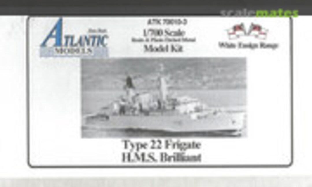 1:700 HMS Brilliant (Atlantic Models ATK 70010-3)