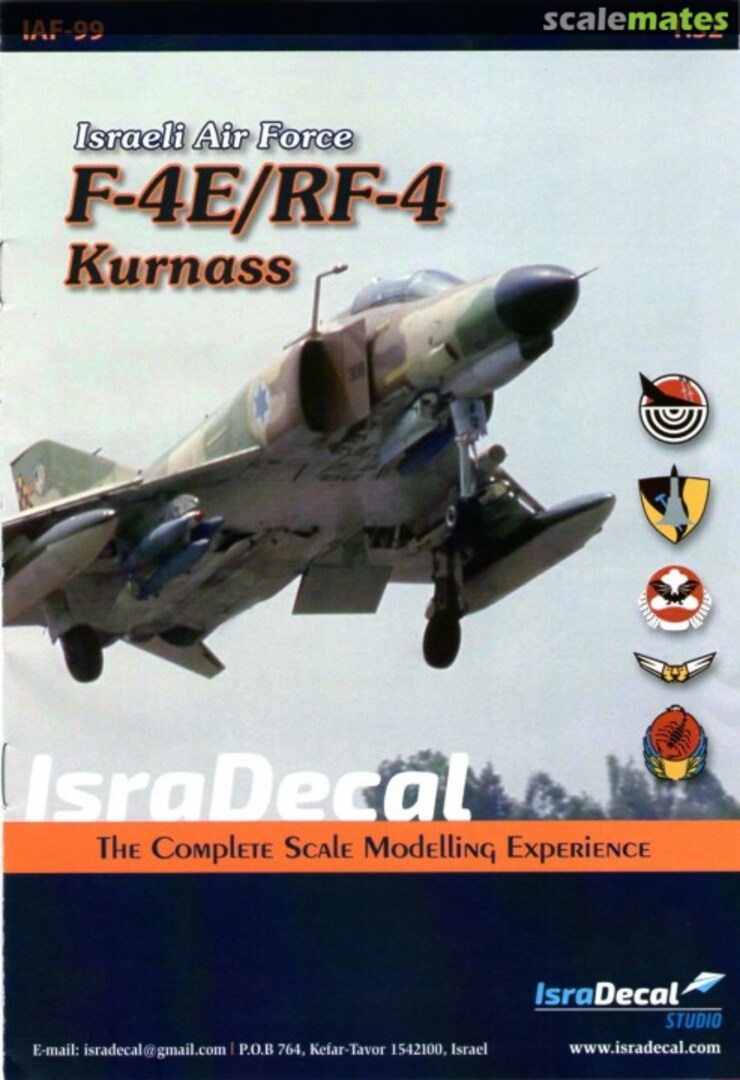 Boxart F-4E/RF-4 Kurnass IAF-99 IsraDecal Studio