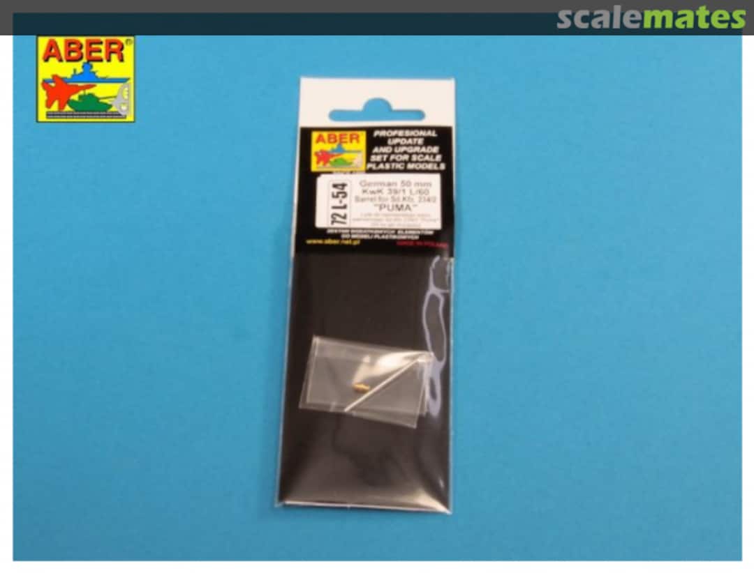 Boxart 50mm KwK 39/1 L/60 Barrel for Sd.Kfz. 234/2 PUMA 72L54 Aber Boxart 50mm KwK 39/1 L/60 Barrel for Sd.Kfz. 234/2 PUMA 72L54 Aber