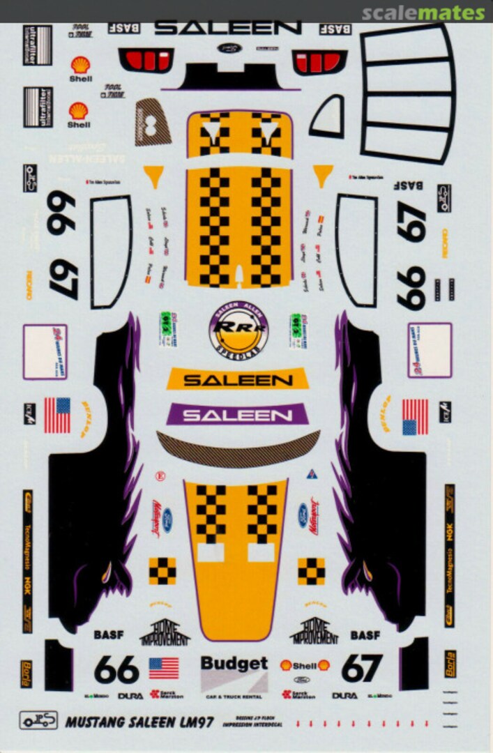 Boxart Saleen Mustang "Budget" JPS Miniatures Auto Boxart Saleen Mustang "Budget" JPS Miniatures Auto