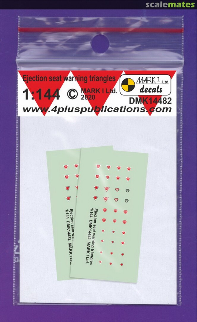 Boxart Ejection Seat Warning Triangles DMK14482 Mark I Models Boxart Ejection Seat Warning Triangles DMK14482 Mark I Models