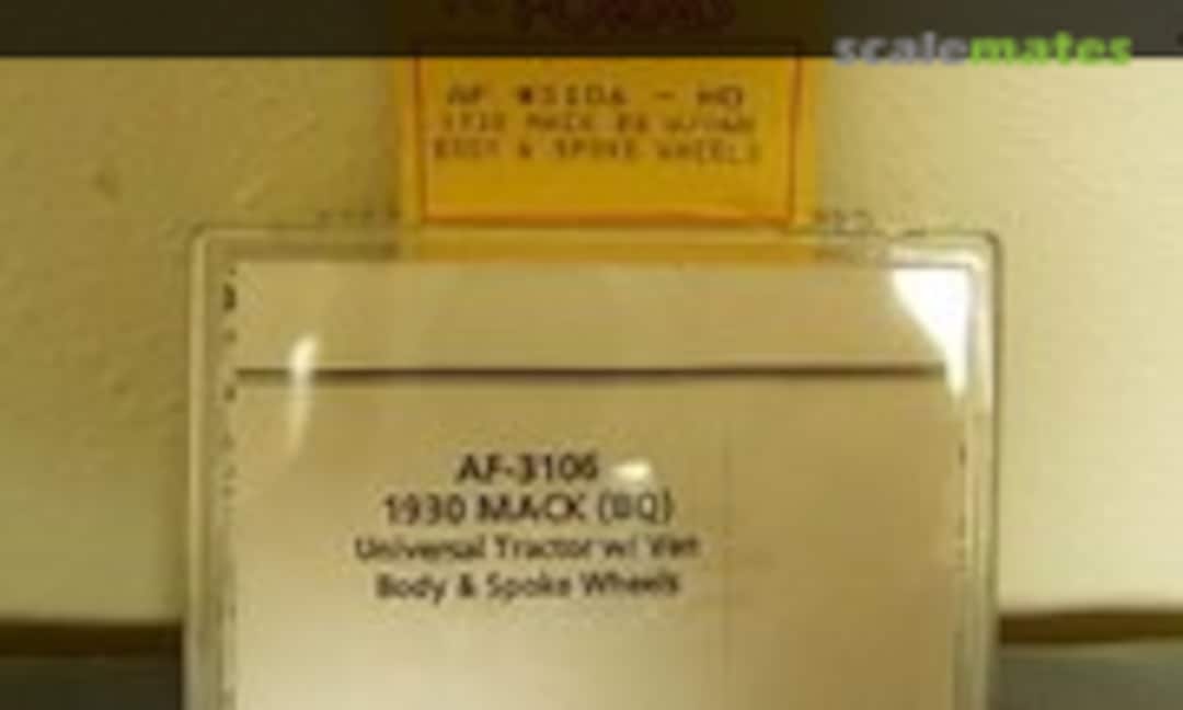 1:87 1930 MACK W/VAN BODY &amp; Spoke Wheels (Alloy Forms AF-3106)