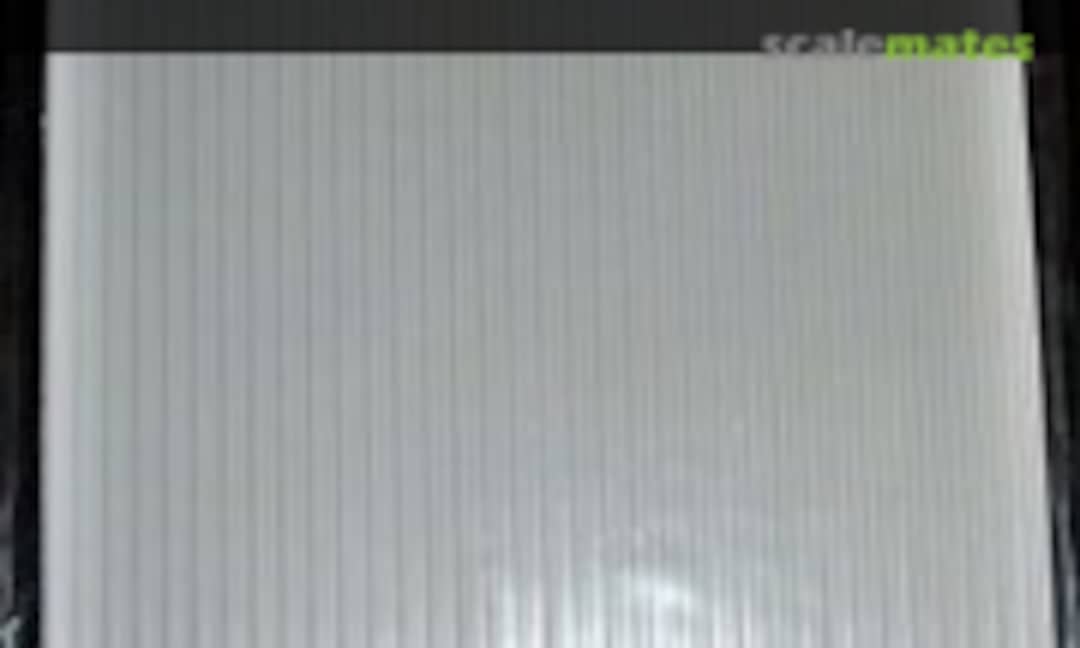 1:32 Corrugated Siding (White) (JTT Scenery Products 97404) 97404