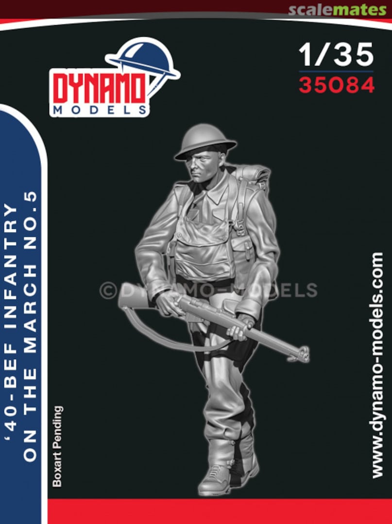 Boxart '40 - BEF Infantry Marching No.5 35084 Dynamo Models Boxart '40 - BEF Infantry Marching No.5 35084 Dynamo Models