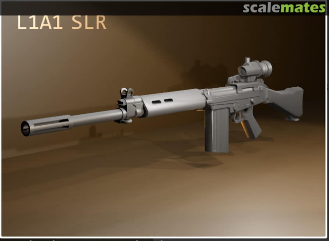 Boxart L1A1 (FN FAL) Self-Loading Rifle With Trilux S.U.I.T Sight ID 9.45 RingoResin Boxart L1A1 (FN FAL) Self-Loading Rifle With Trilux S.U.I.T Sight ID 9.45 RingoResin