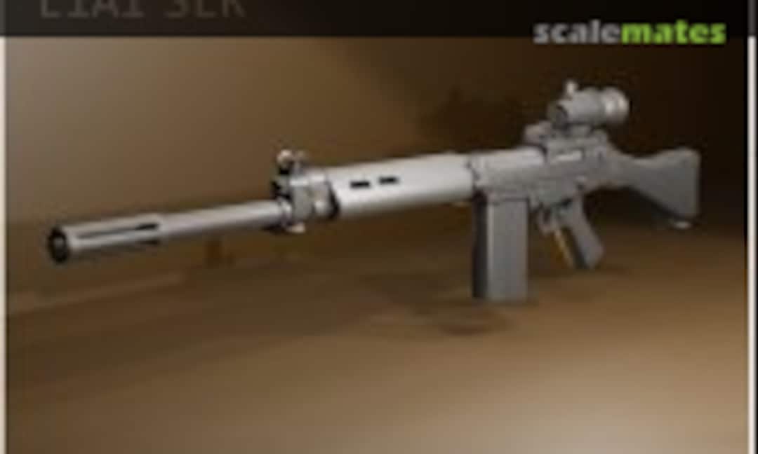 1:16 L1A1 (FN FAL) Self-Loading Rifle With Trilux S.U.I.T Sight (RingoResin ID 9.45) ID 9.45