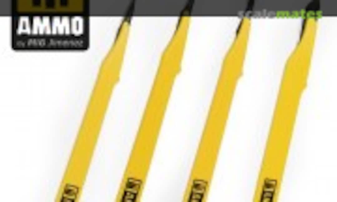 No Standard Blade Set – 4 pcs. (1 Standard Blade Straight + 1 Blade Curved + 1 Blade Ripper + 1 Blade C (Ammo by Mig Jimenez A.MIG-8696) A.MIG-8696