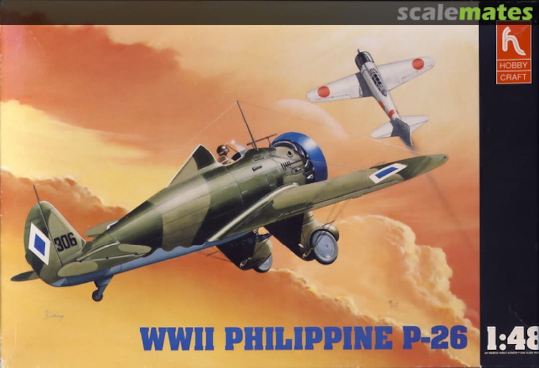 Boxart WWII Philippine P-26 HC1559 Hobbycraft Boxart WWII Philippine P-26 HC1559 Hobbycraft