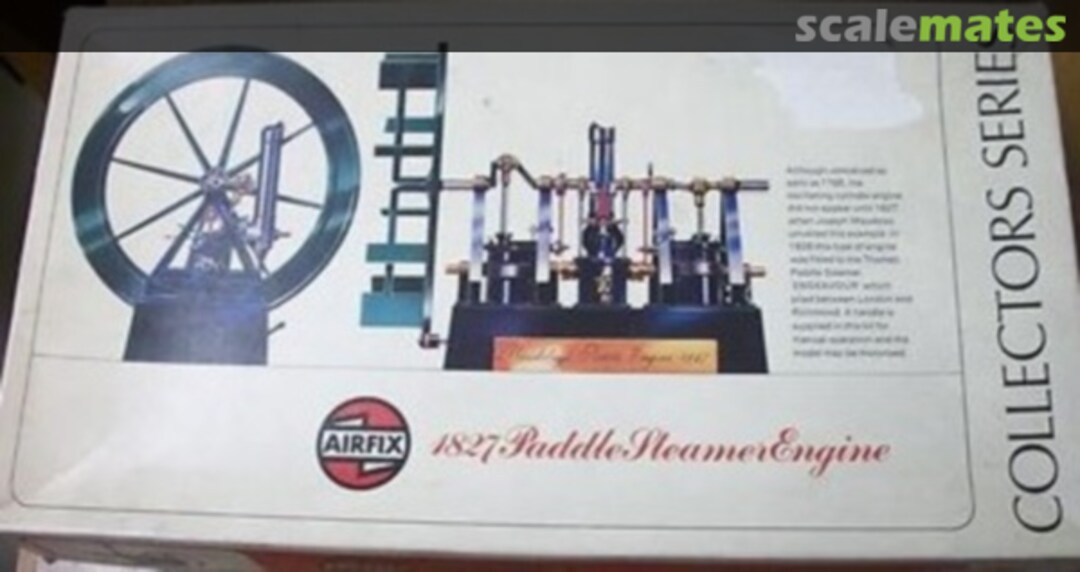 Boxart 1827 Paddle Steamer Engine 06551-1 Airfix Boxart 1827 Paddle Steamer Engine 06551-1 Airfix