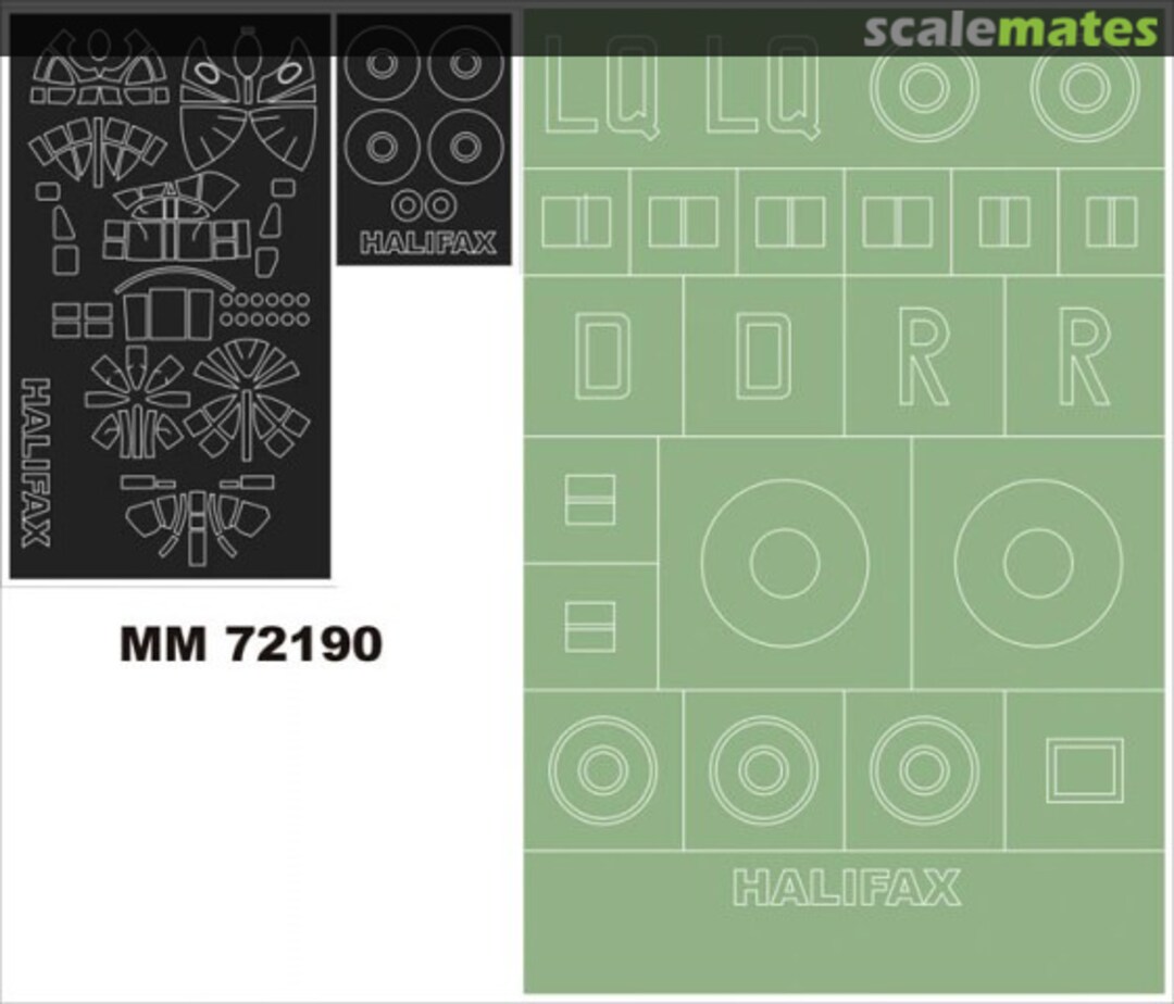 Boxart Handley Page Halifax Mk.II MM72190 Montex Boxart Handley Page Halifax Mk.II MM72190 Montex