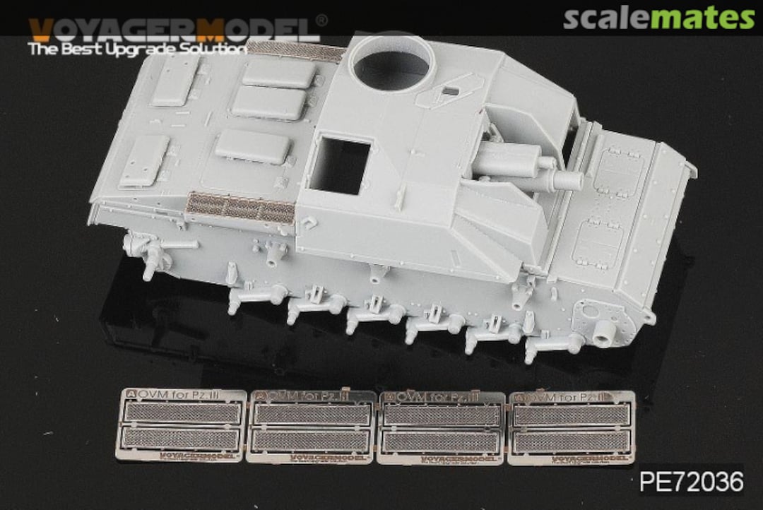 Contents Pz.Kpfw. III Grills (4 pcs) PE72036 Voyager Model Contents Pz.Kpfw. III Grills (4 pcs) PE72036 Voyager Model