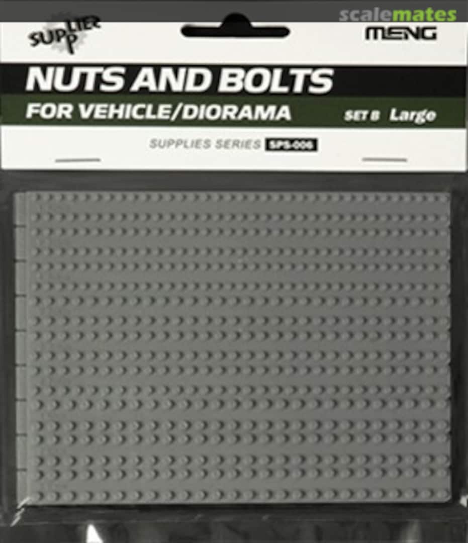 Boxart Nuts and Bolts SET B (large) SPS-006 Meng Model Boxart Nuts and Bolts SET B (large) SPS-006 Meng Model