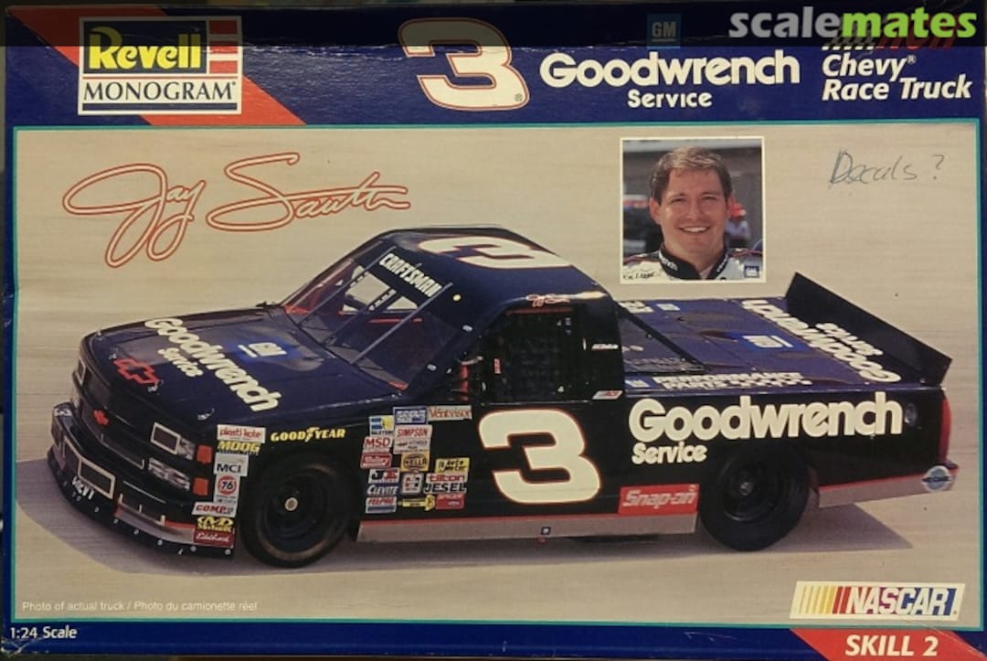 Boxart #3 GM Goodwrench Service Chevy Race Truck 85-2458 Revell Monogram Boxart #3 GM Goodwrench Service Chevy Race Truck 85-2458 Revell Monogram