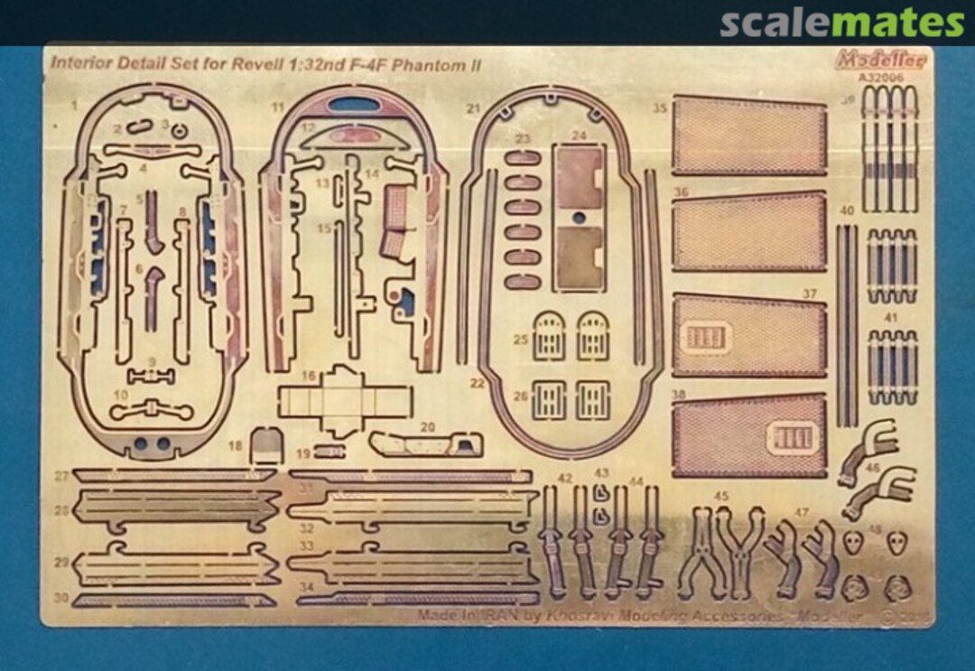 Boxart Interior Detail Set F-4F Phantom II A32006 Modeller Boxart Interior Detail Set F-4F Phantom II A32006 Modeller