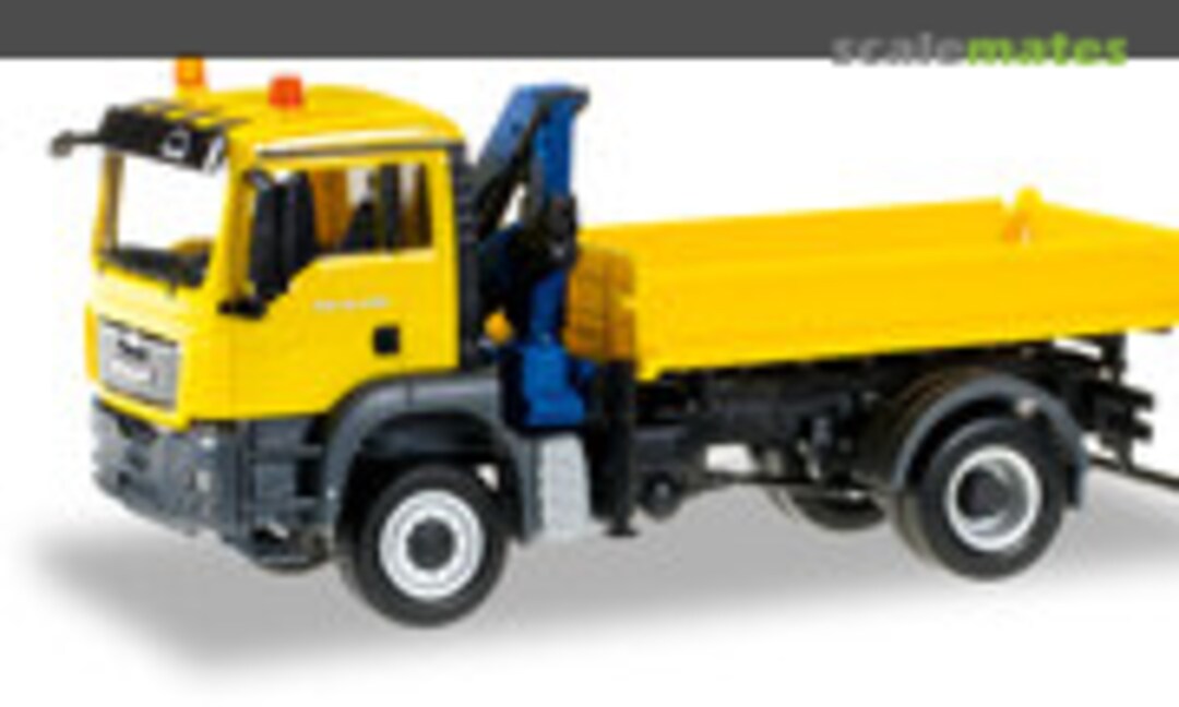 MAN TGS M Kipper m. Ladekran "MAN" (Herpa 911818)