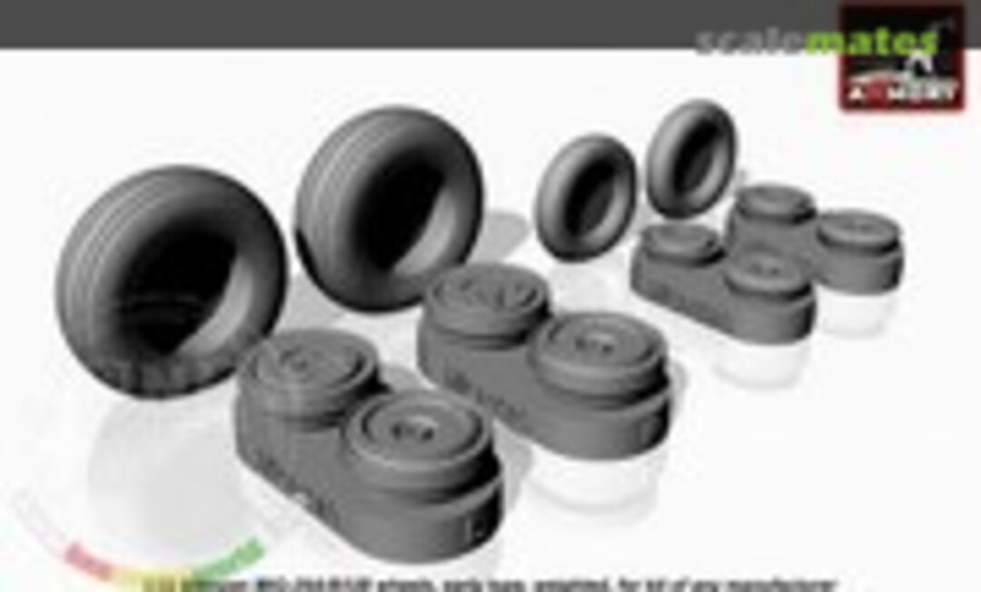 1:32 Mikoyan MiG-29A/B/UB Fulcrum Weighted Wheels (Early) (Armory AW32006)