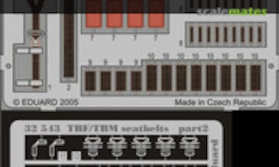 1:32 Grumman TBF/TBM Avenger Seatbelts (Eduard 32543)