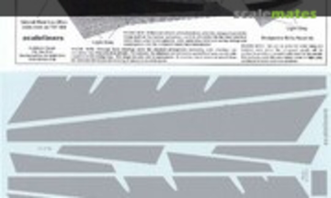 1:144 747-400 Wing & Tailplane Centre Sections (Scaleliners Decals SL4-12) SL4-12