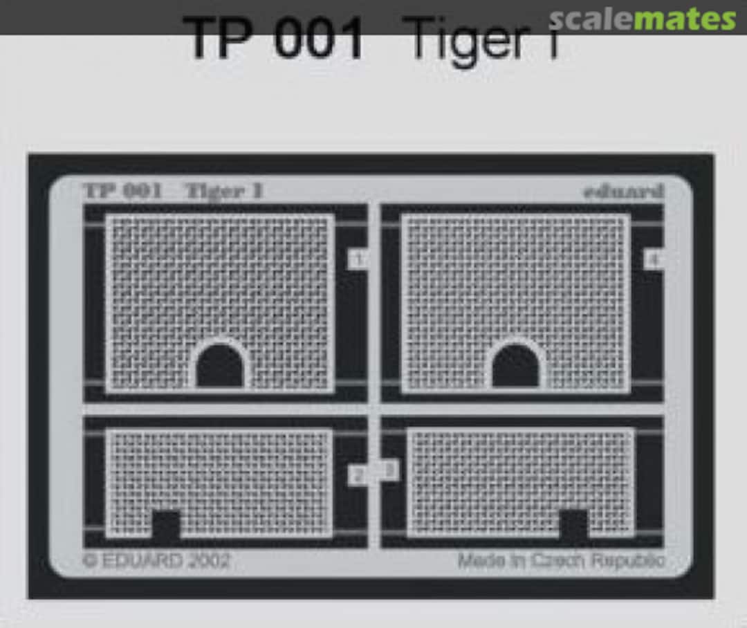 Boxart Tiger I TP001 Eduard Boxart Tiger I TP001 Eduard